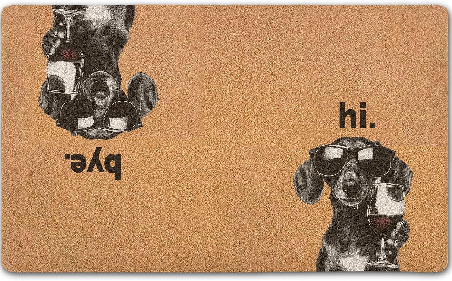 Certified hi Bye Funny Dachshund Door — WeirdThingsToBuy weird find