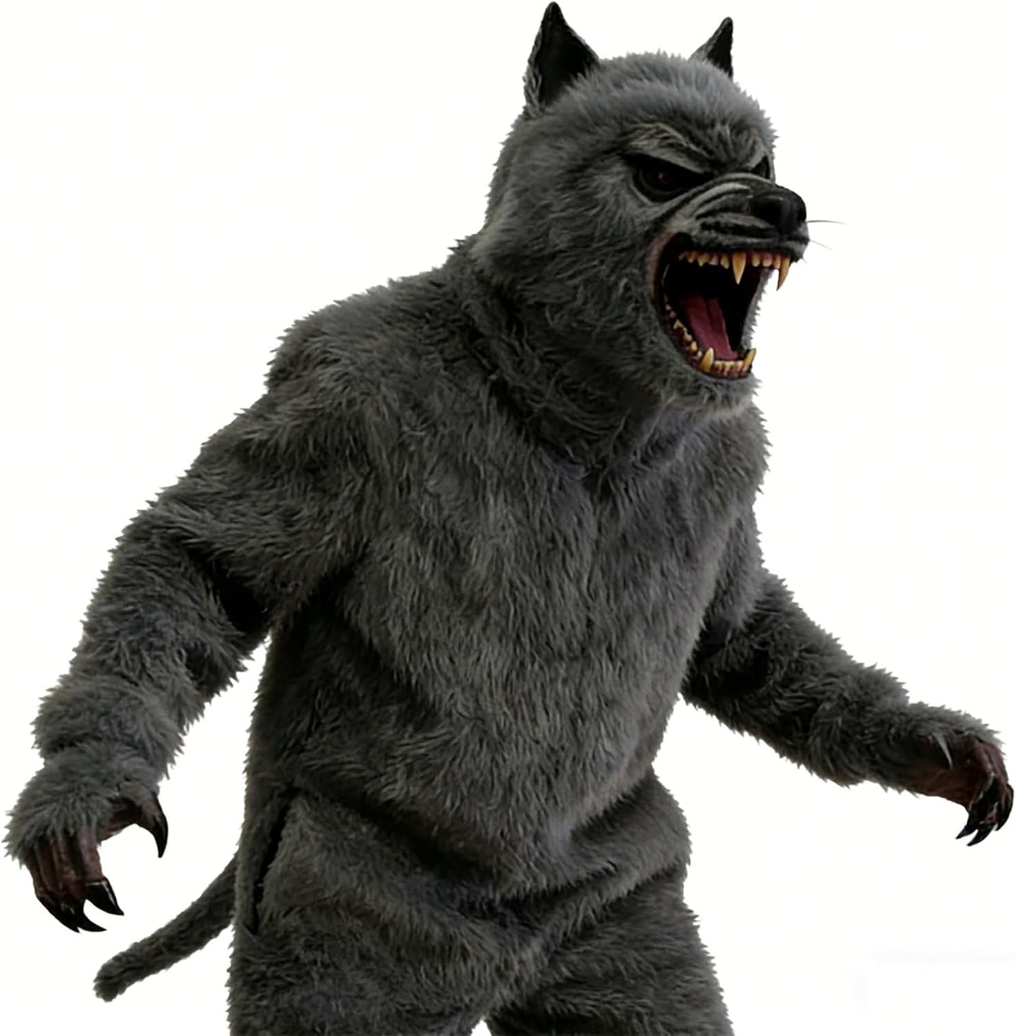 Certified Holiday Party Realistic Fursuit Wolf — WeirdThingsToBuy weird find