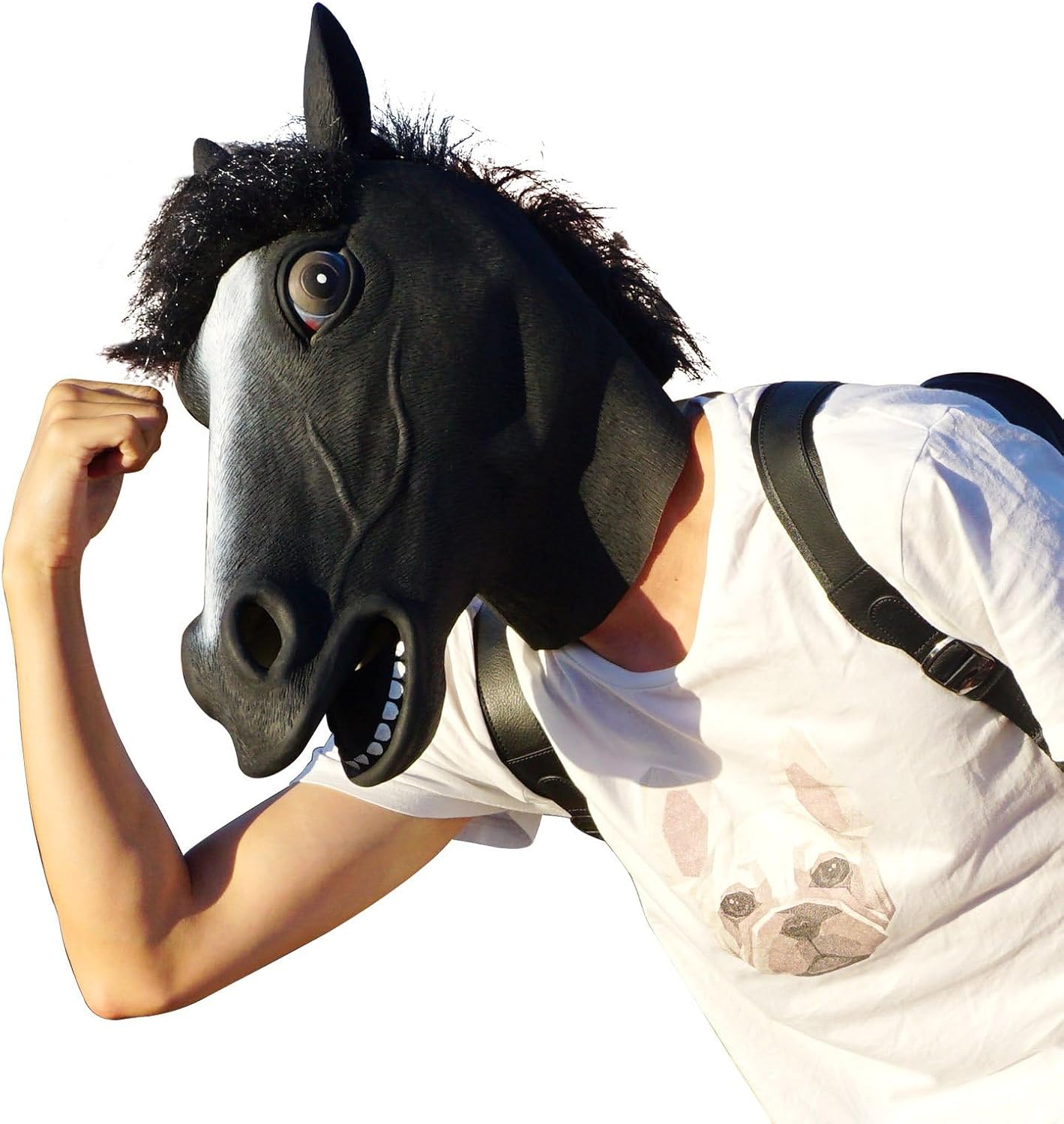 Certified Horse Mask Animal Costume Halloween — WeirdThingsToBuy weird find