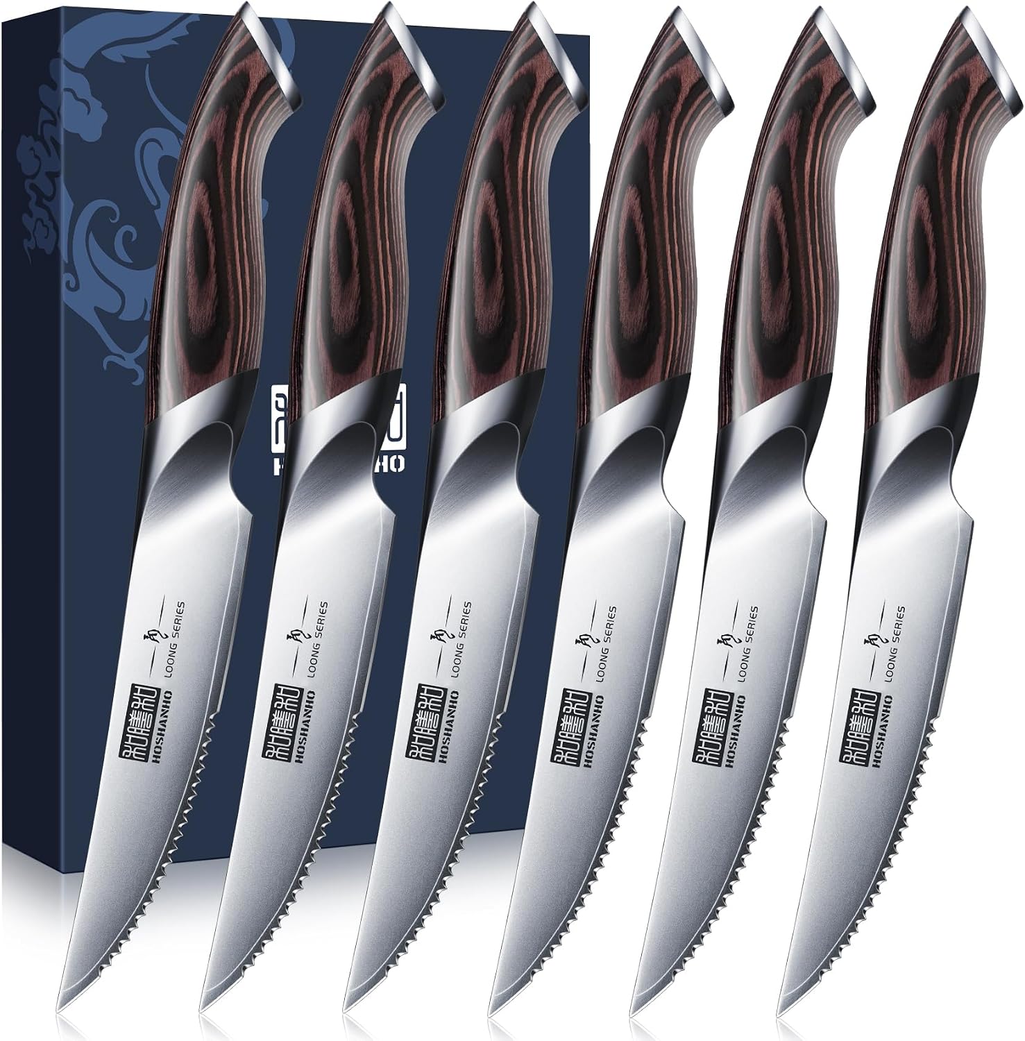 Certified Hoshanho Steak Knives Ultra Sharp — WeirdThingsToBuy weird find