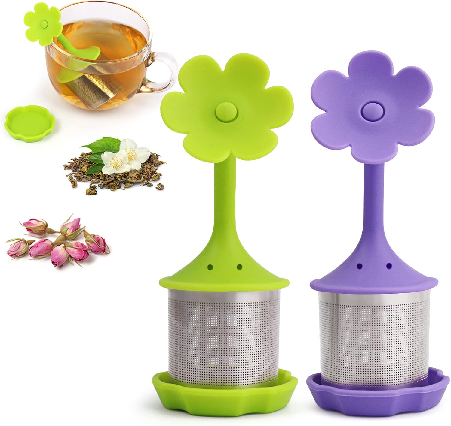 Certified Hqslsund 2 Pack Silicone Tea — WeirdThingsToBuy weird find