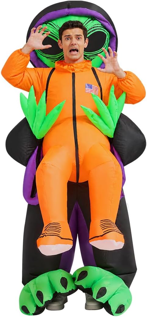 Certified Inflatable Alien Costume Adult Blow — WeirdThingsToBuy weird find