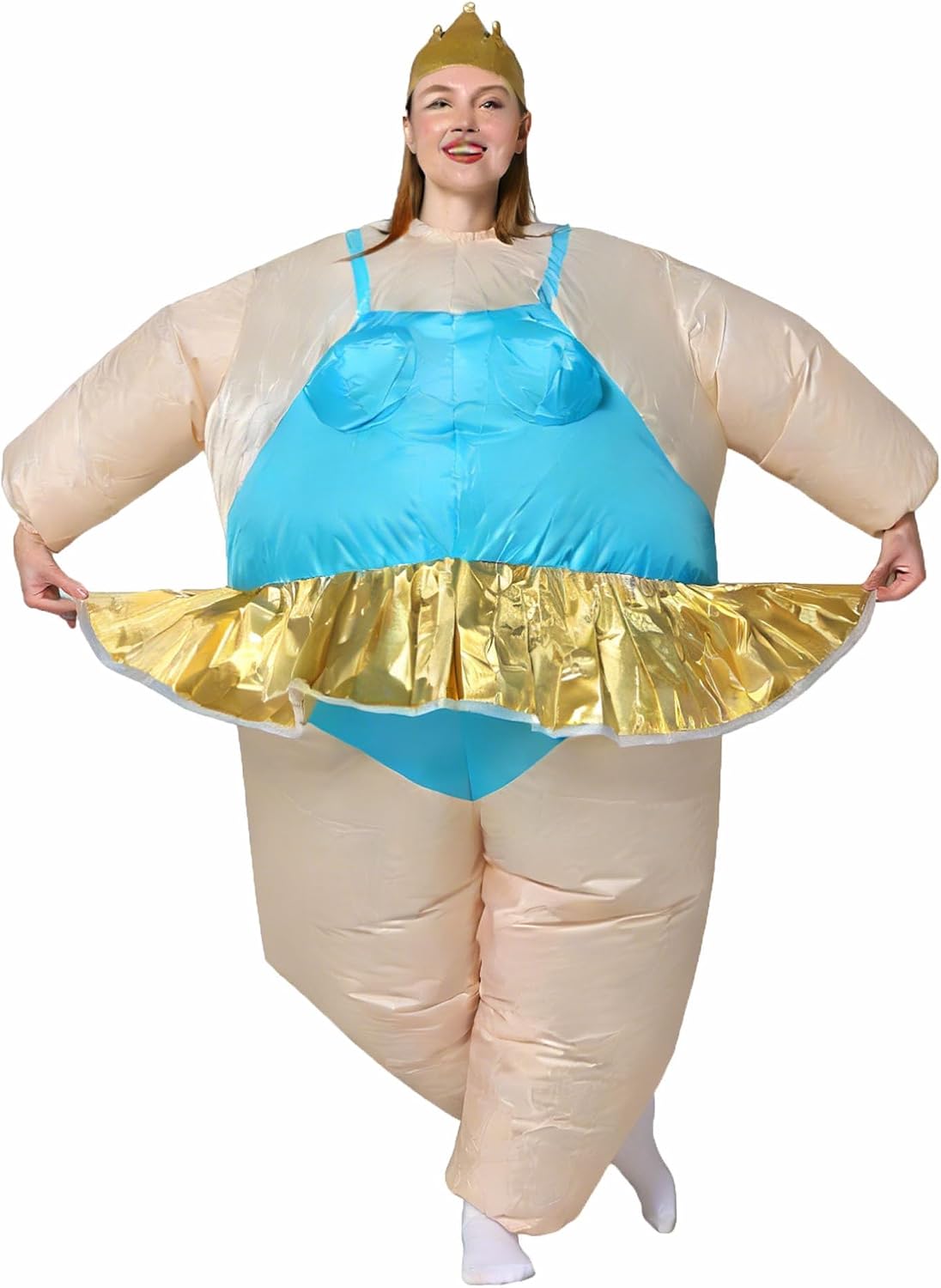 Certified Inflatable Ballerina Costume Adults Funny — WeirdThingsToBuy weird find
