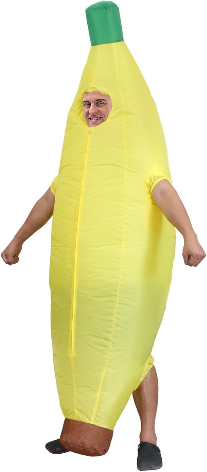 Certified Inflatable Banana Costume Adults Funny — WeirdThingsToBuy weird find