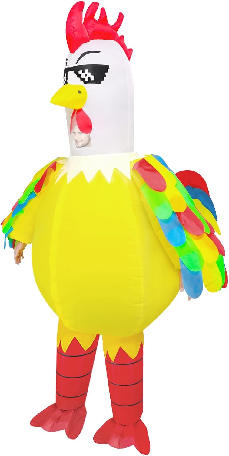 Certified Inflatable Chicken Costume Adult Funny — WeirdThingsToBuy weird find