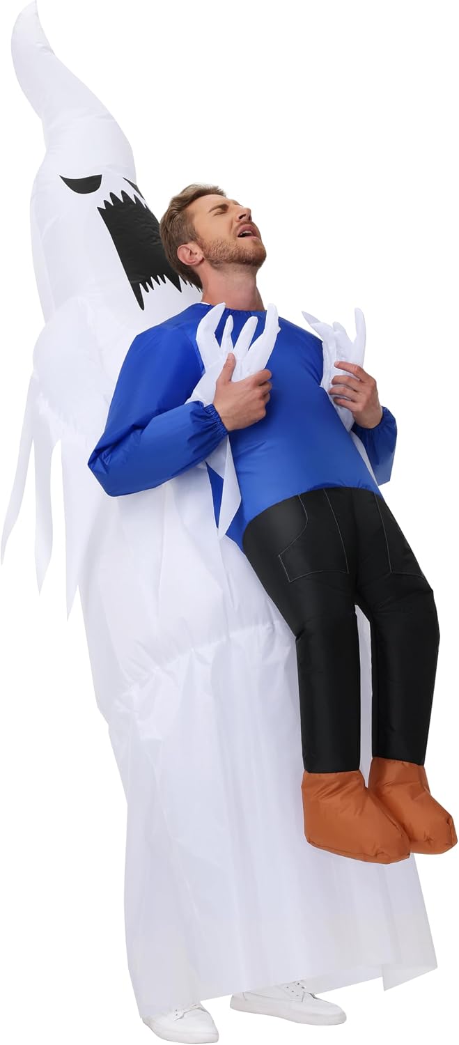 Certified Inflatable Costume Adult Ghost Abduction — WeirdThingsToBuy weird find