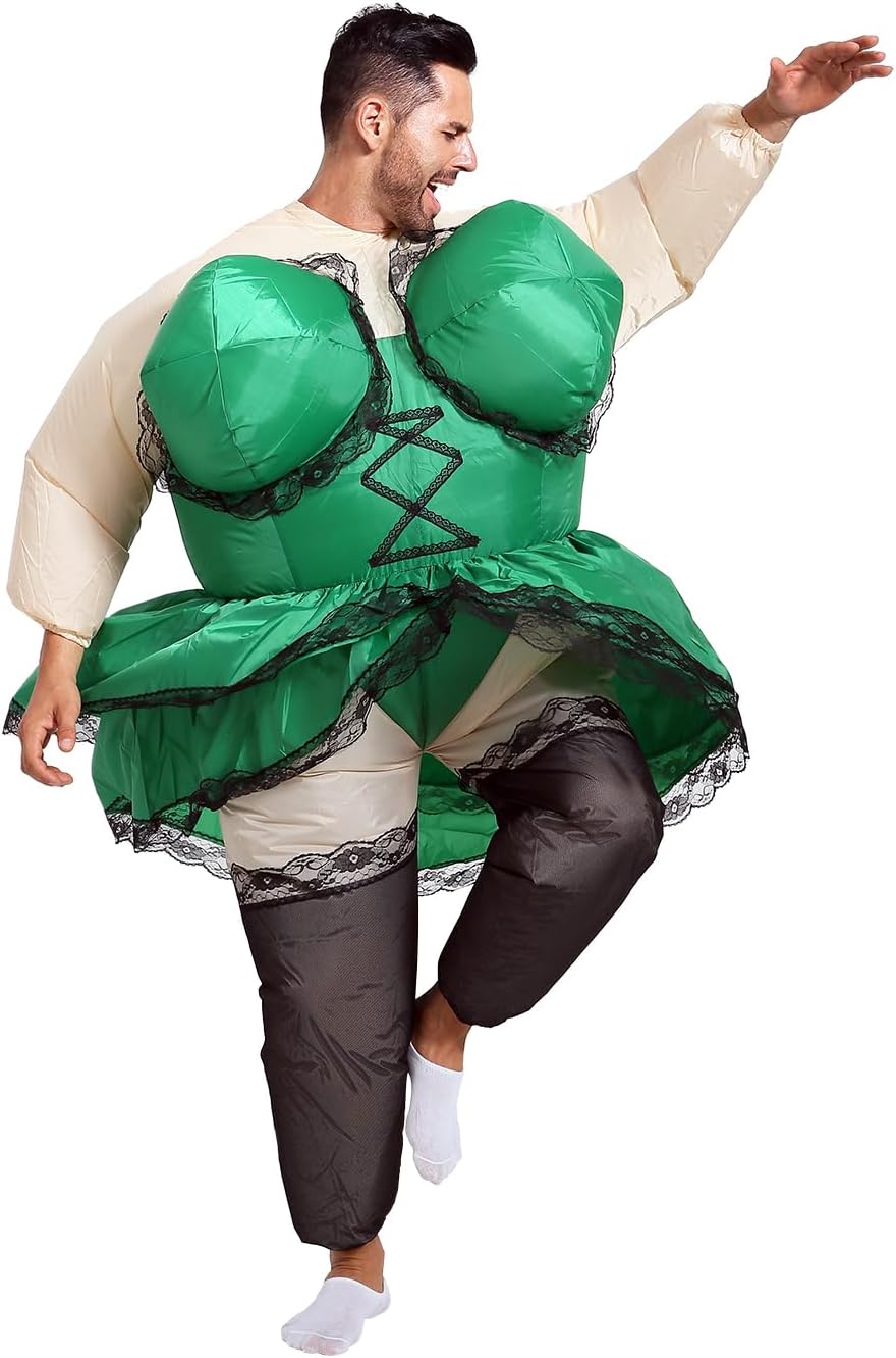 Certified Inflatable Costume Barmaid Dress Adult — WeirdThingsToBuy weird find