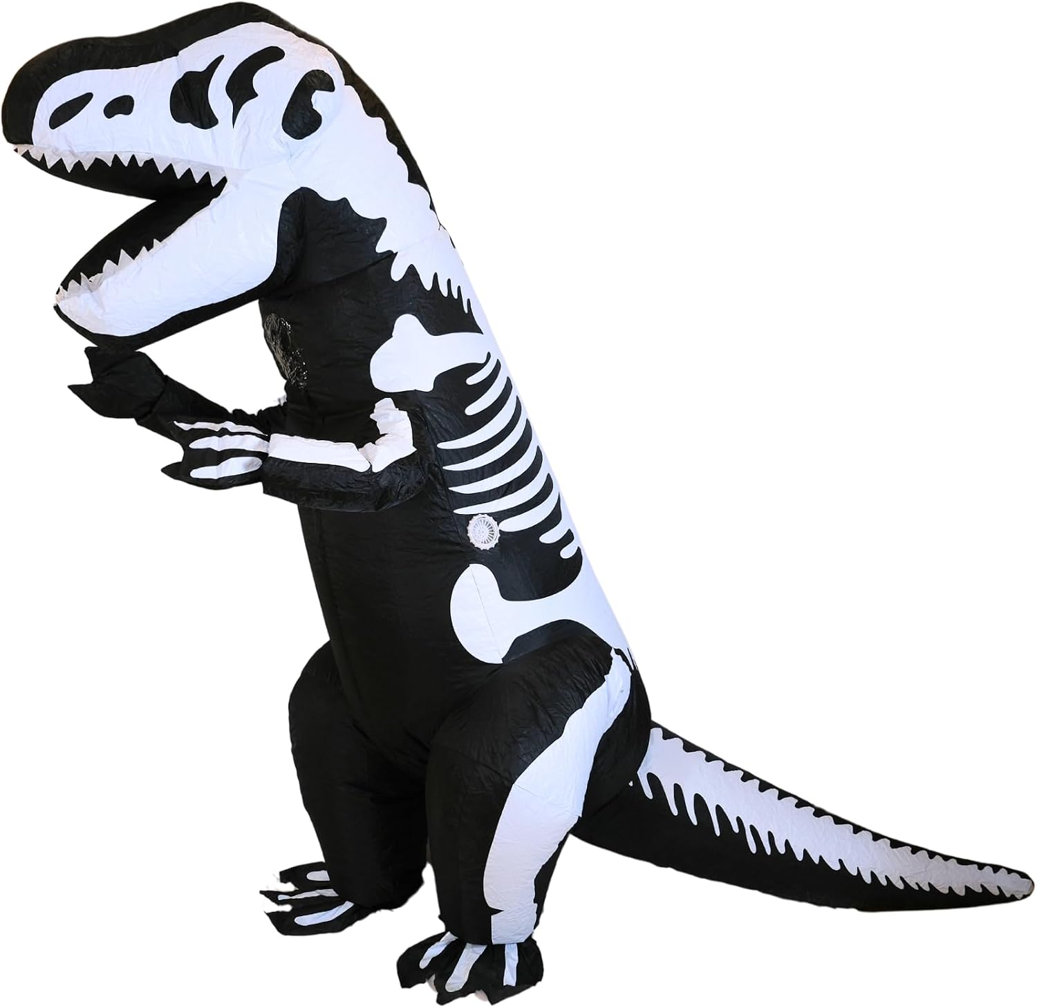 Certified Inflatable Dinosaur Skeleton Costume Adult — WeirdThingsToBuy weird find