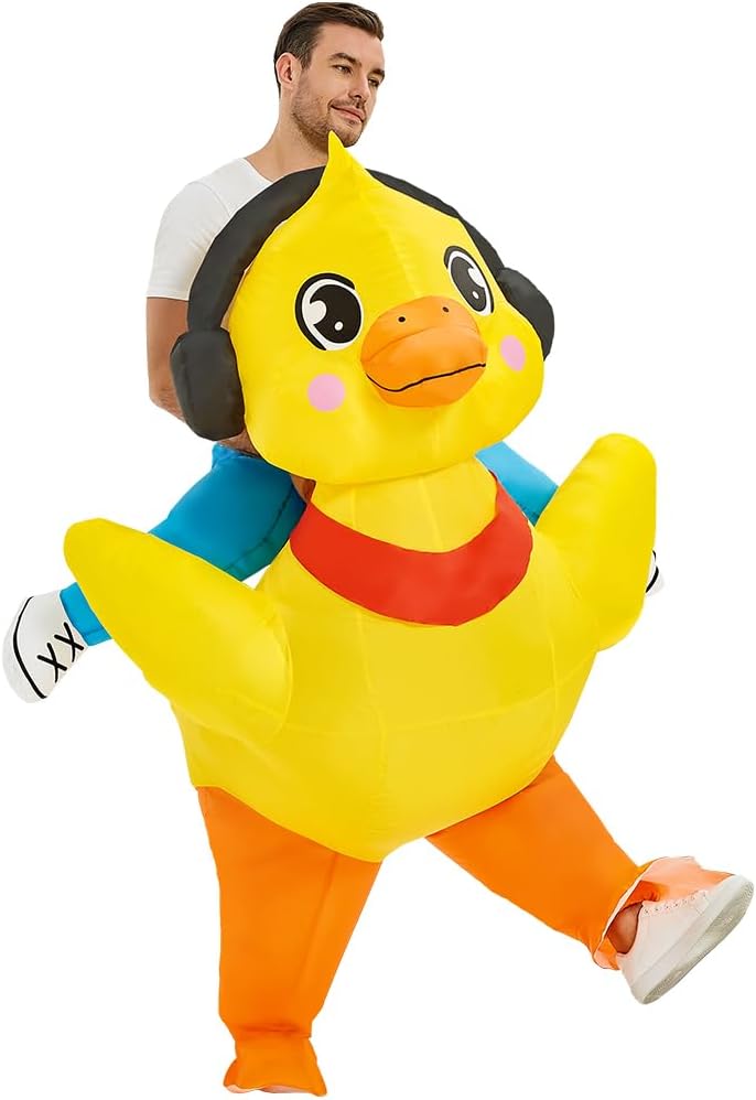 Certified Inflatable Duck Costume Blow up — WeirdThingsToBuy weird find