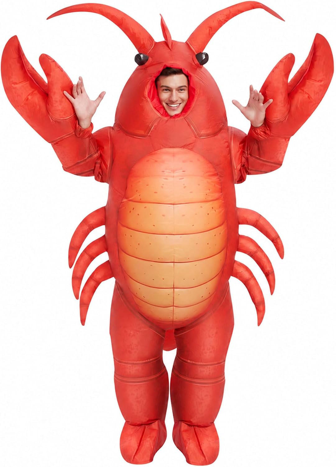 Certified Inflatable Lobster Costume Adult Halloween — WeirdThingsToBuy weird find