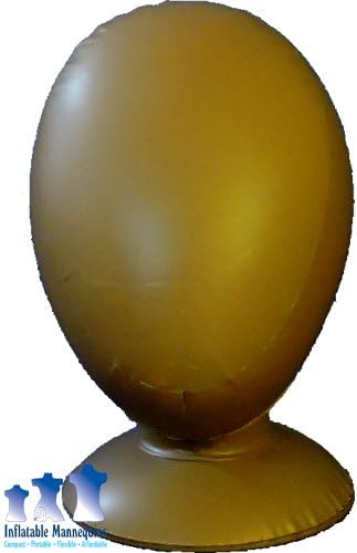 Certified Inflatable Mannequin Unisex Head Dark — WeirdThingsToBuy weird find