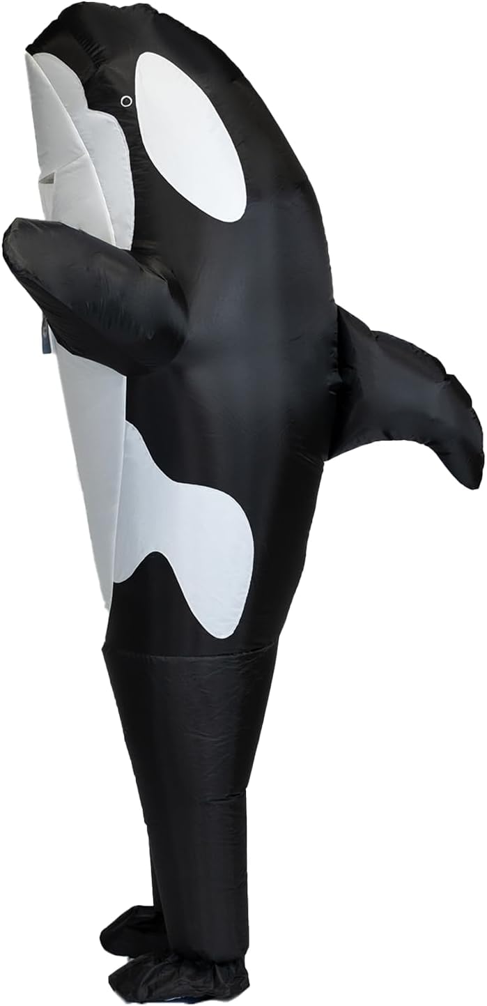 Certified Inflatable Orca Costume Adults Blow — WeirdThingsToBuy weird find