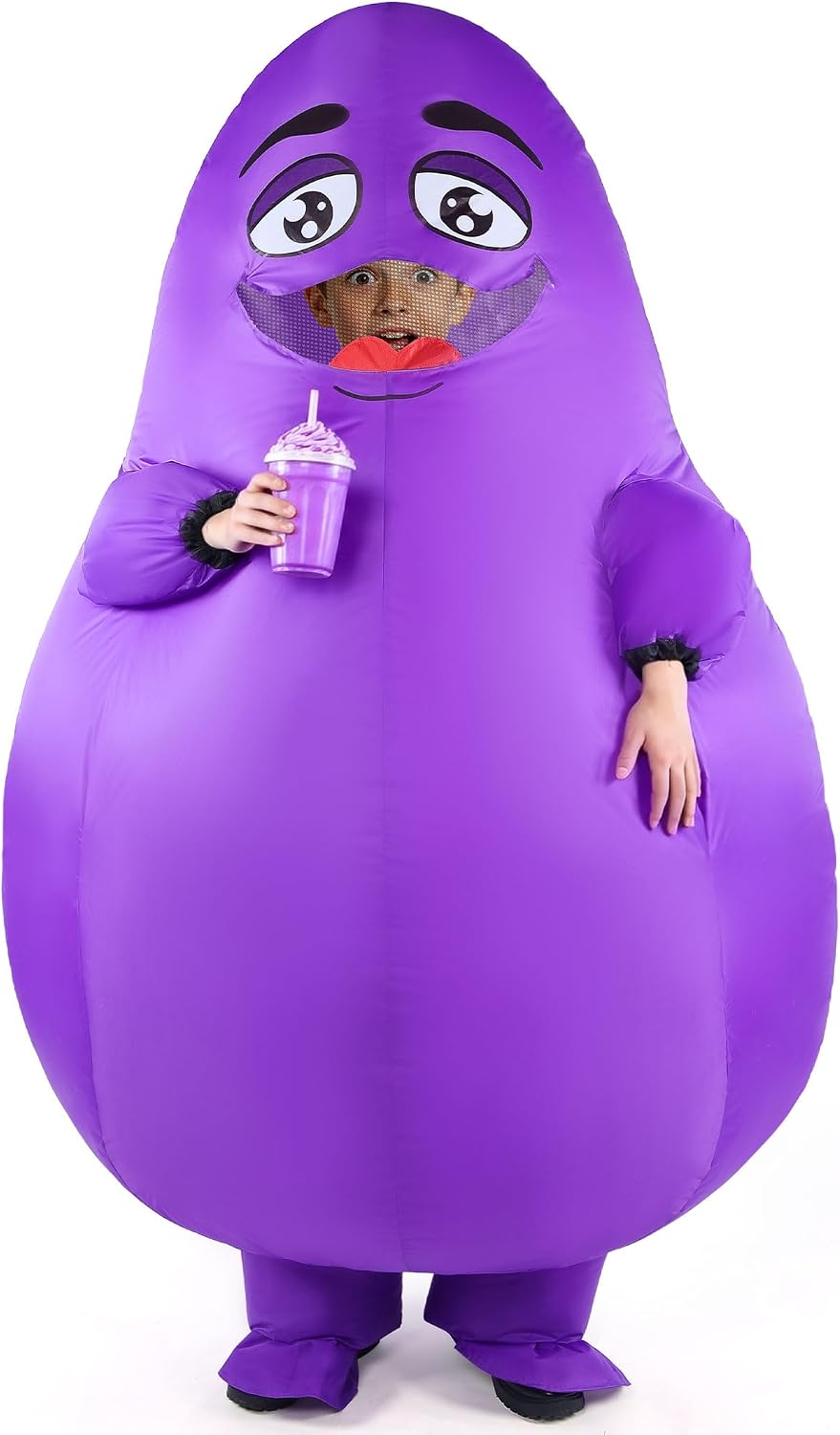 Certified Inflatable Purple Costume Kids Halloween — WeirdThingsToBuy weird find