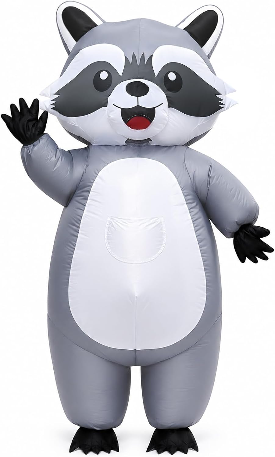 Certified Inflatable Raccoon Costume Adult Blow — WeirdThingsToBuy weird find