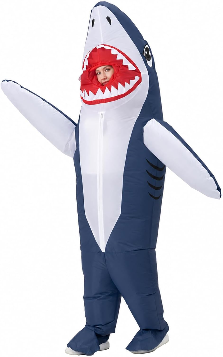 Certified Inflatable Shark Costume Halloween Blow — WeirdThingsToBuy weird find