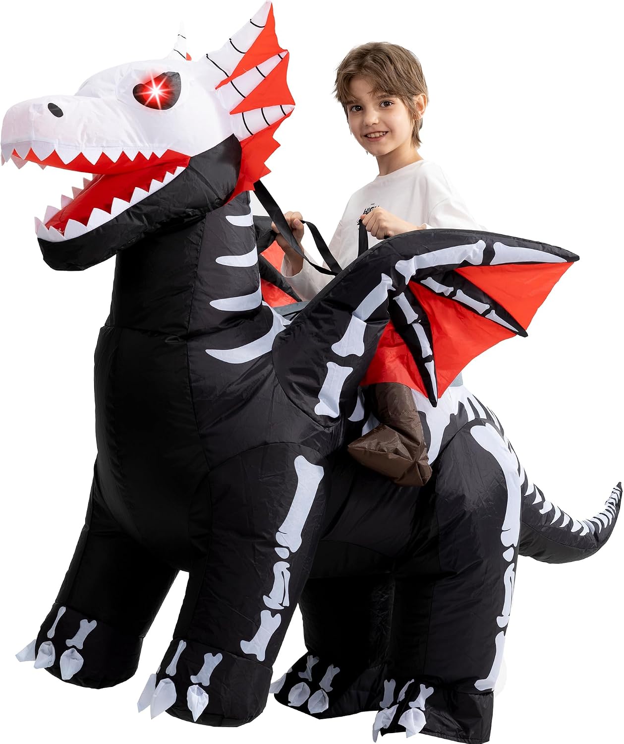 Certified Inflatable Skeleton Dragon Costume Kids — WeirdThingsToBuy weird find