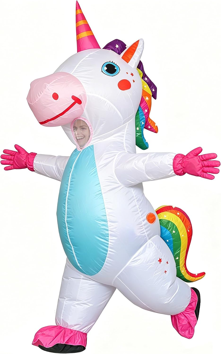 Certified Inflatable Unicorn Costume Adult Funny — WeirdThingsToBuy weird find