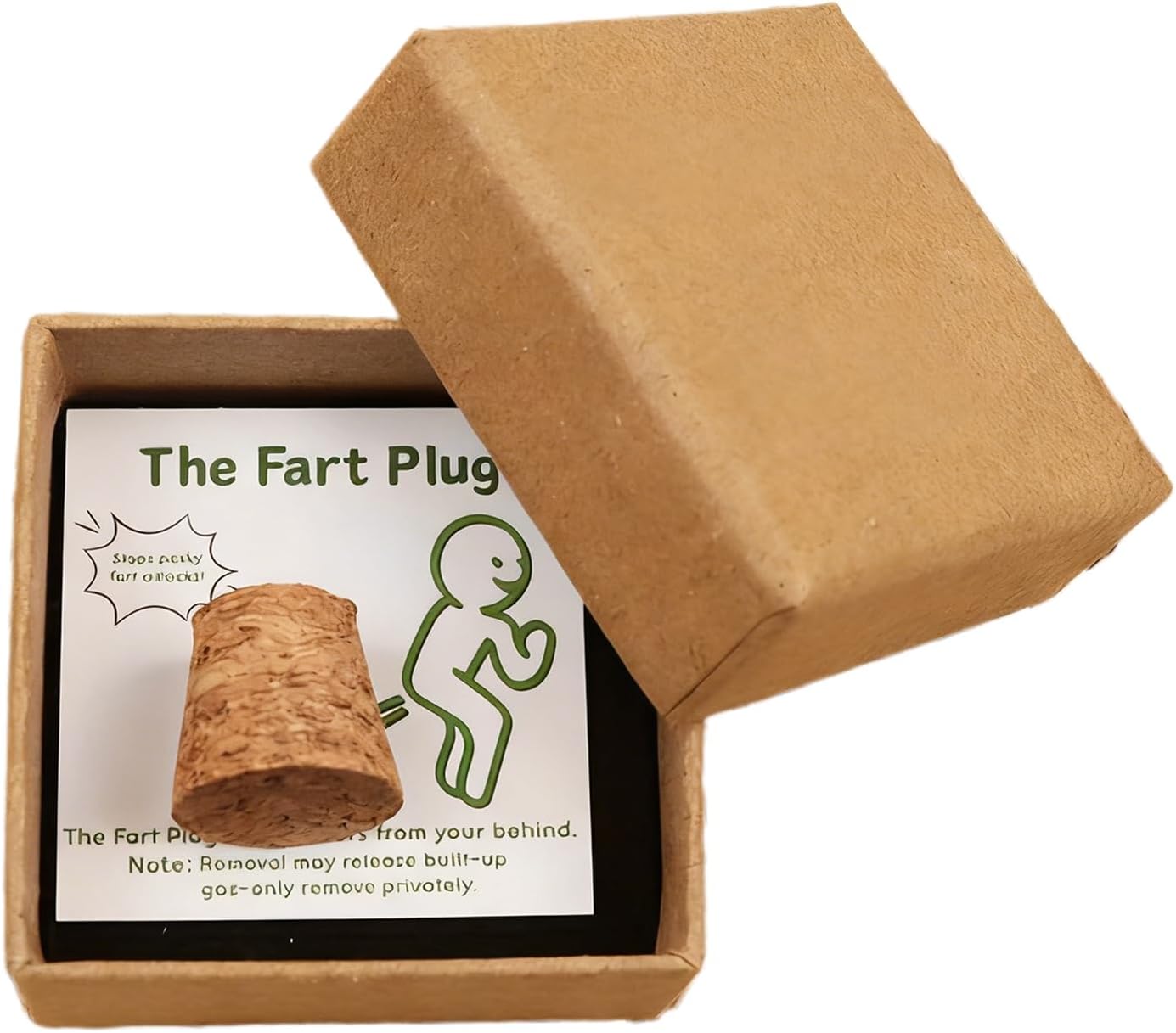 Certified Joke Fart Plug Card — WeirdThingsToBuy weird find