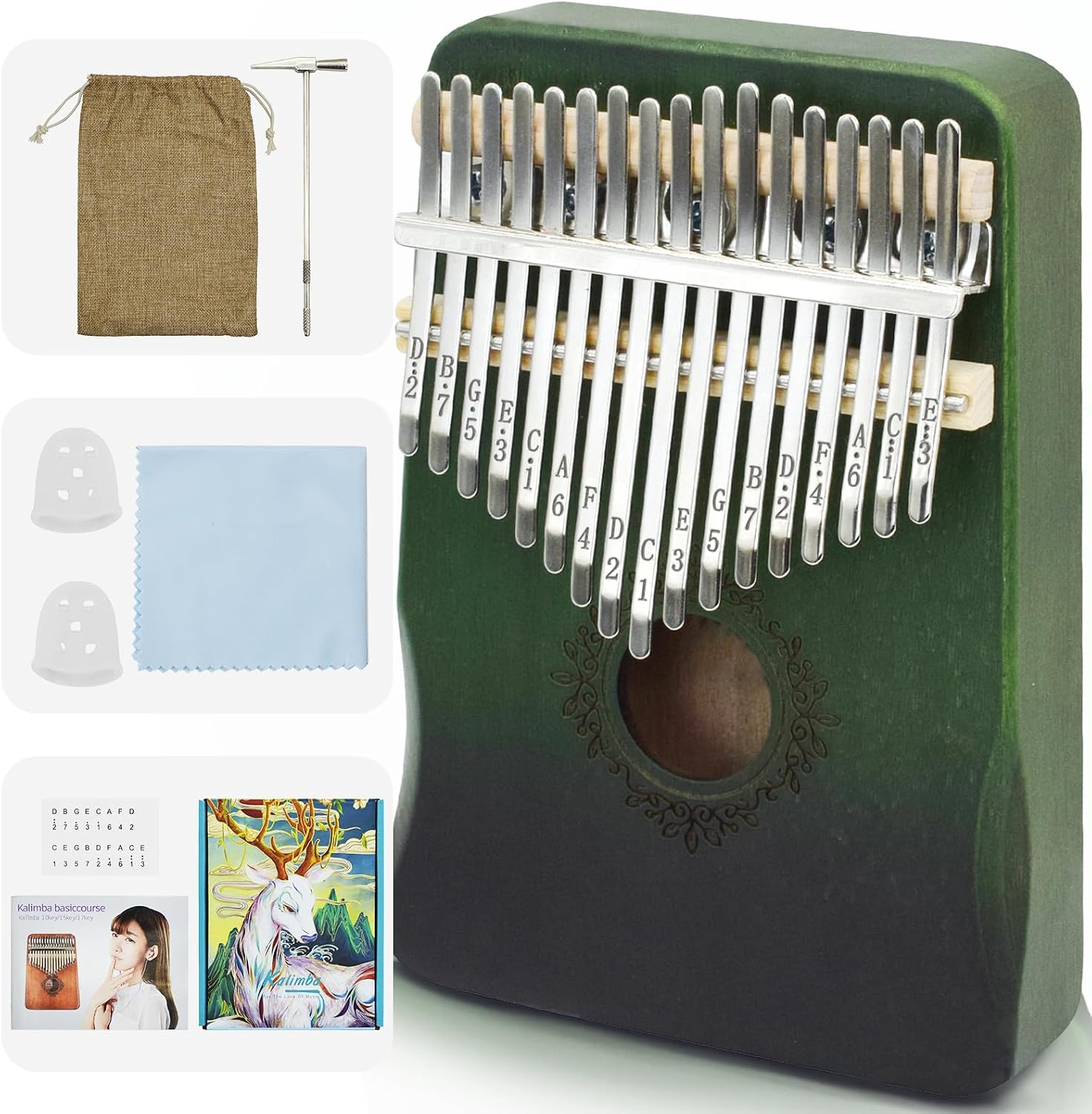 Certified Kalimba Thumb Piano 17 Key — WeirdThingsToBuy weird find