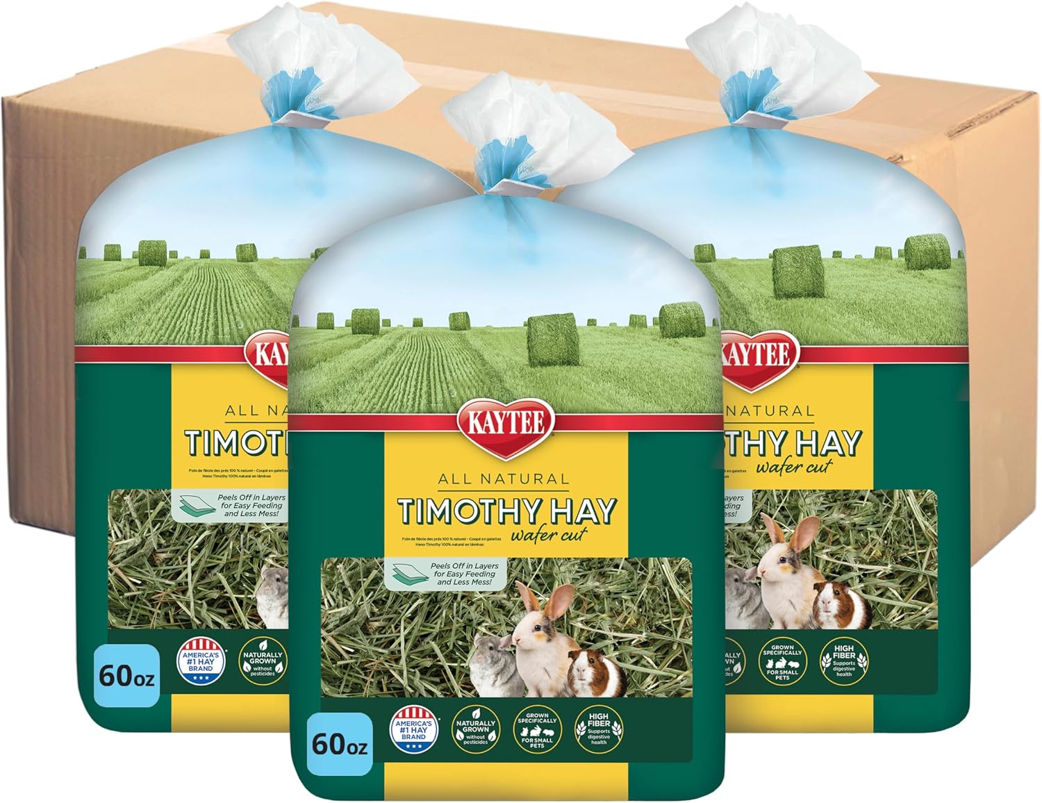 Certified Kaytee Wafer Cut Timothy Hay — WeirdThingsToBuy weird find