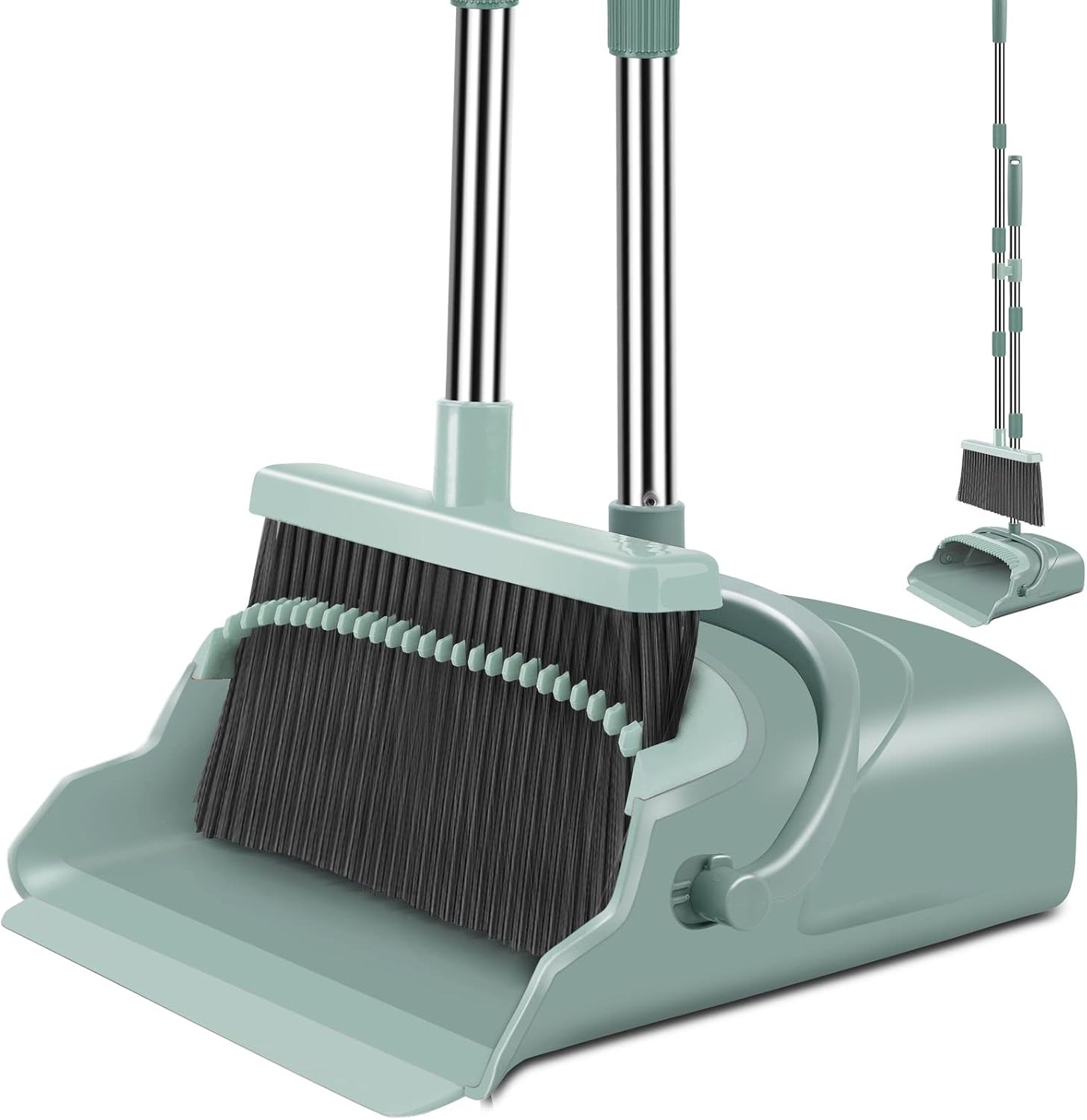 Certified Kelamayi Upgrade Broom & Dustpan — WeirdThingsToBuy weird find