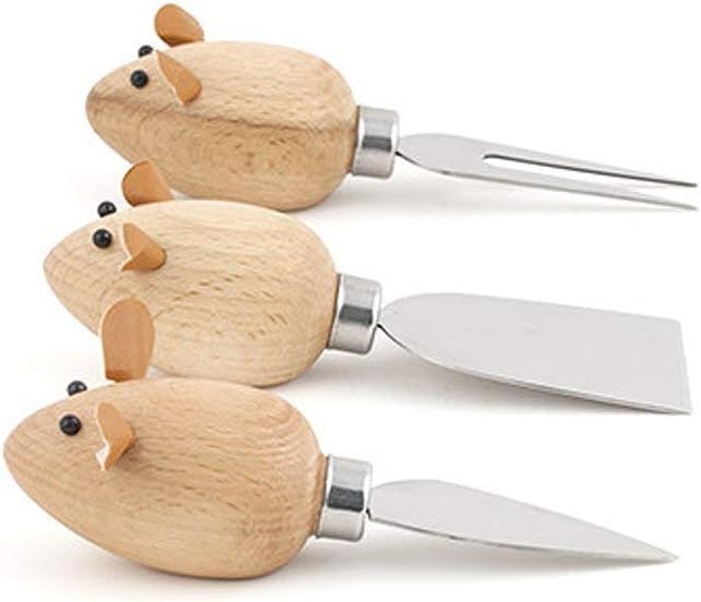 Certified Kikkerland Mouse Cheese Knives — WeirdThingsToBuy weird find