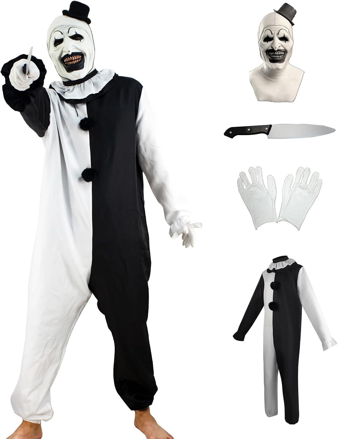 Certified Killer Clowns Cosplay Costume Horror — WeirdThingsToBuy weird find