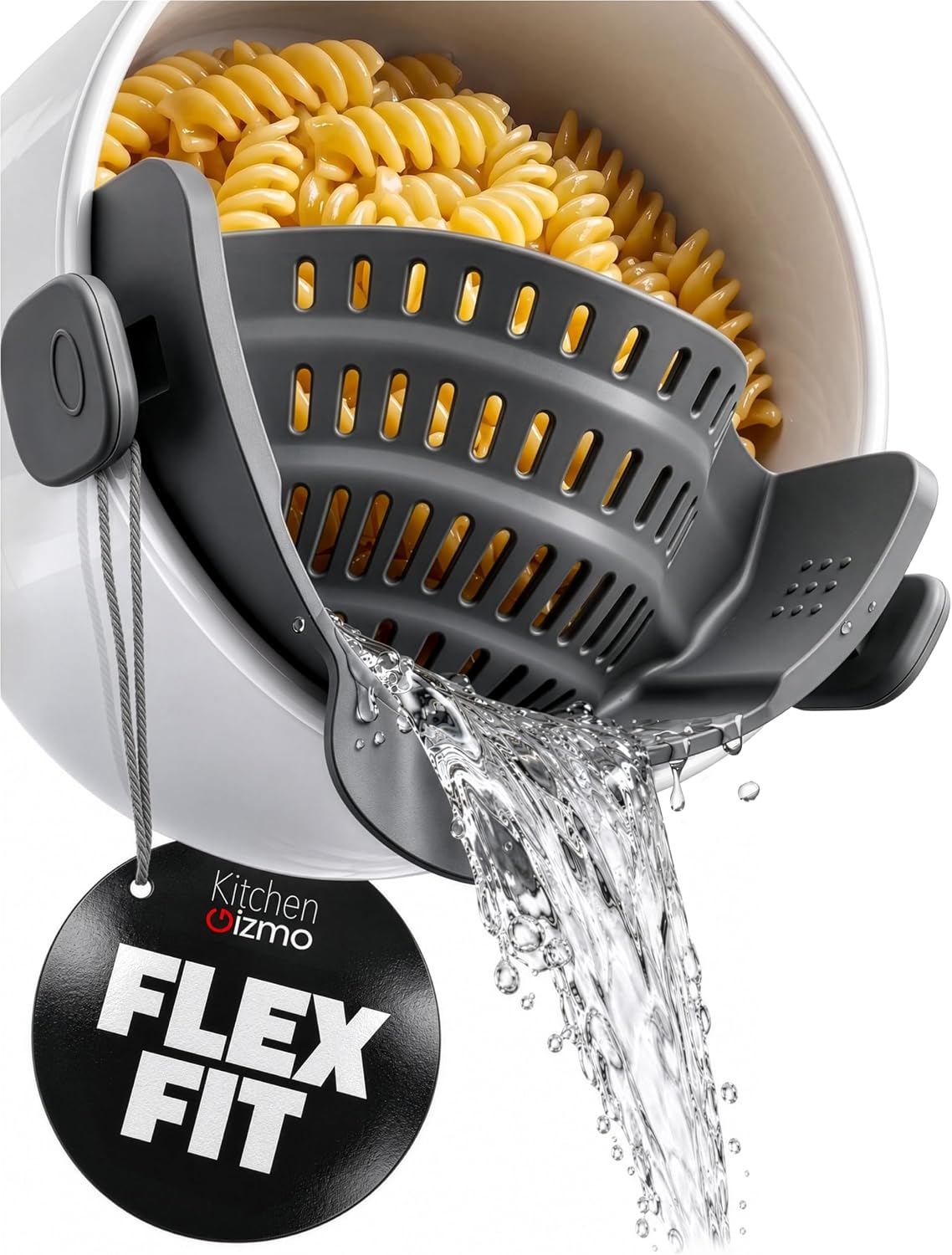 Certified Kitchen Gizmo Snap n' Strain — WeirdThingsToBuy weird find
