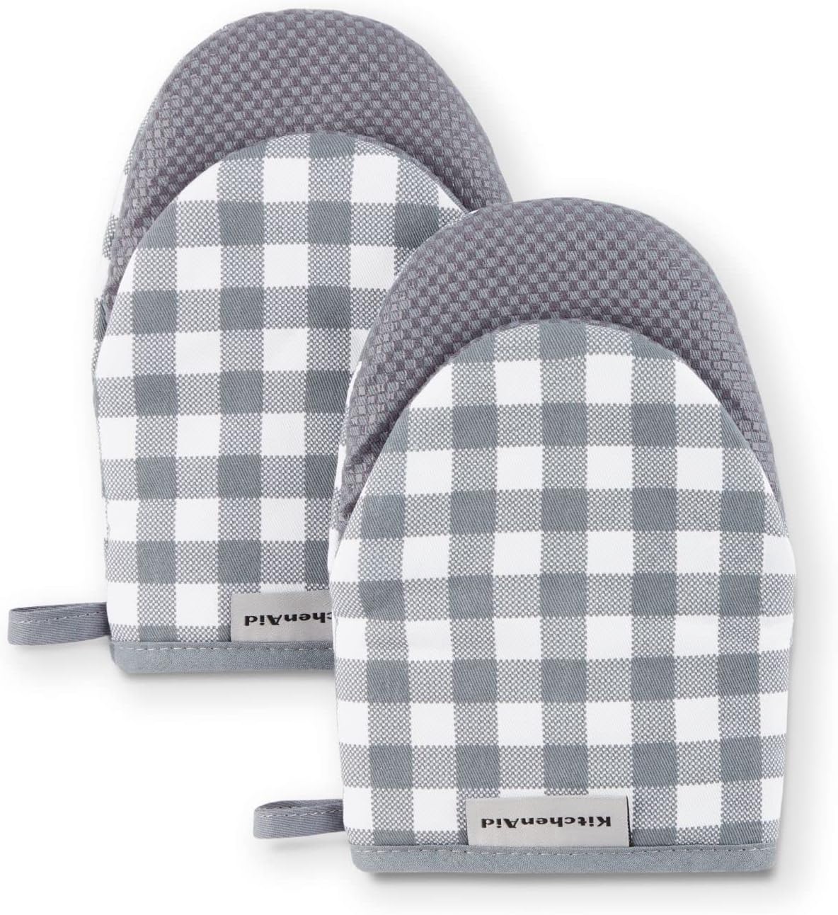 Certified Kitchenaid Gingham Mini Oven Mitt — WeirdThingsToBuy weird find