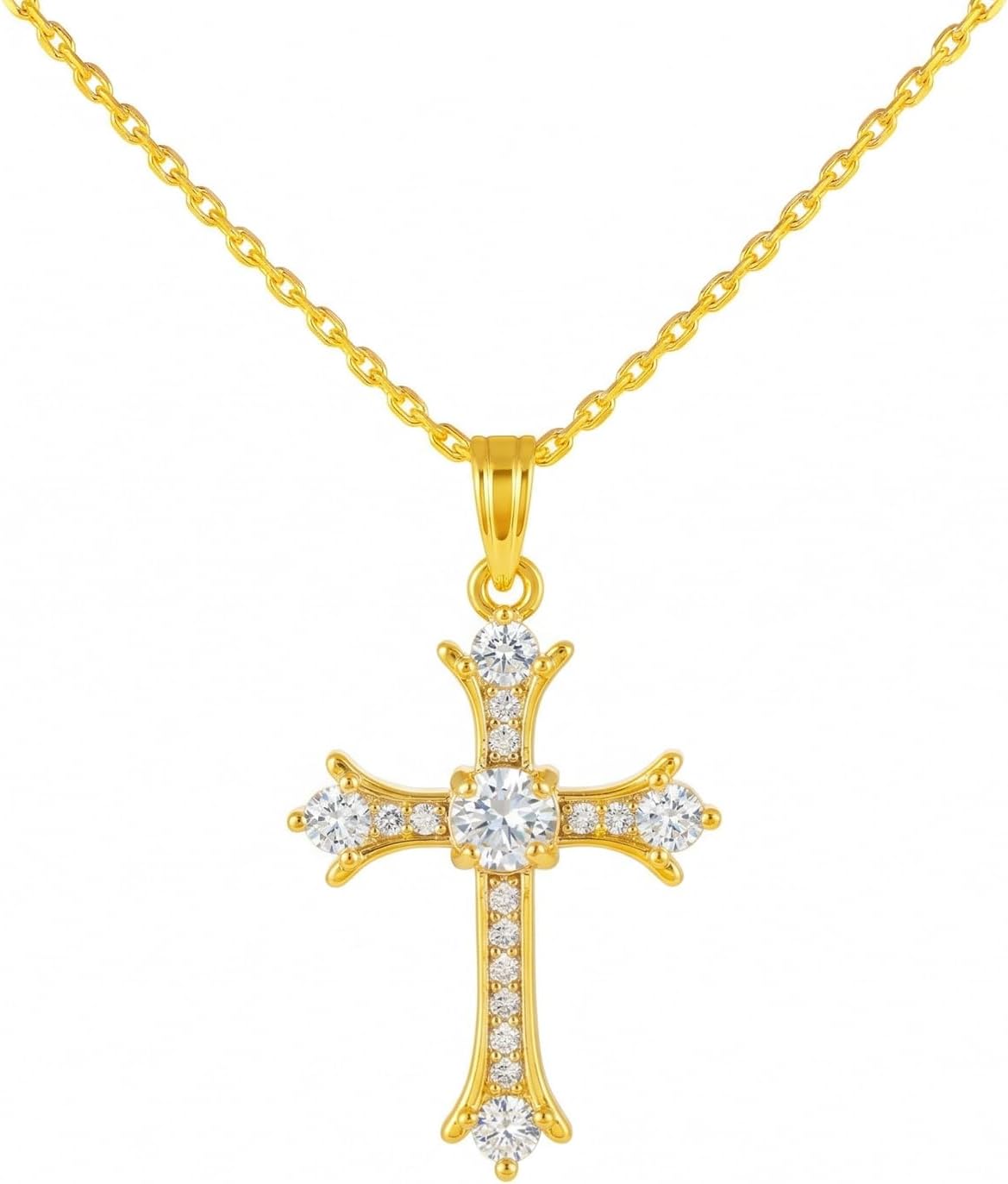 Certified Kkandpp Cross Necklace Women 14k — WeirdThingsToBuy weird find