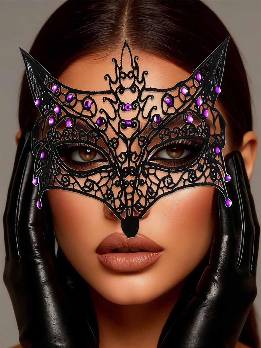 Certified Lace Masquerade Mask Women Black — WeirdThingsToBuy weird find