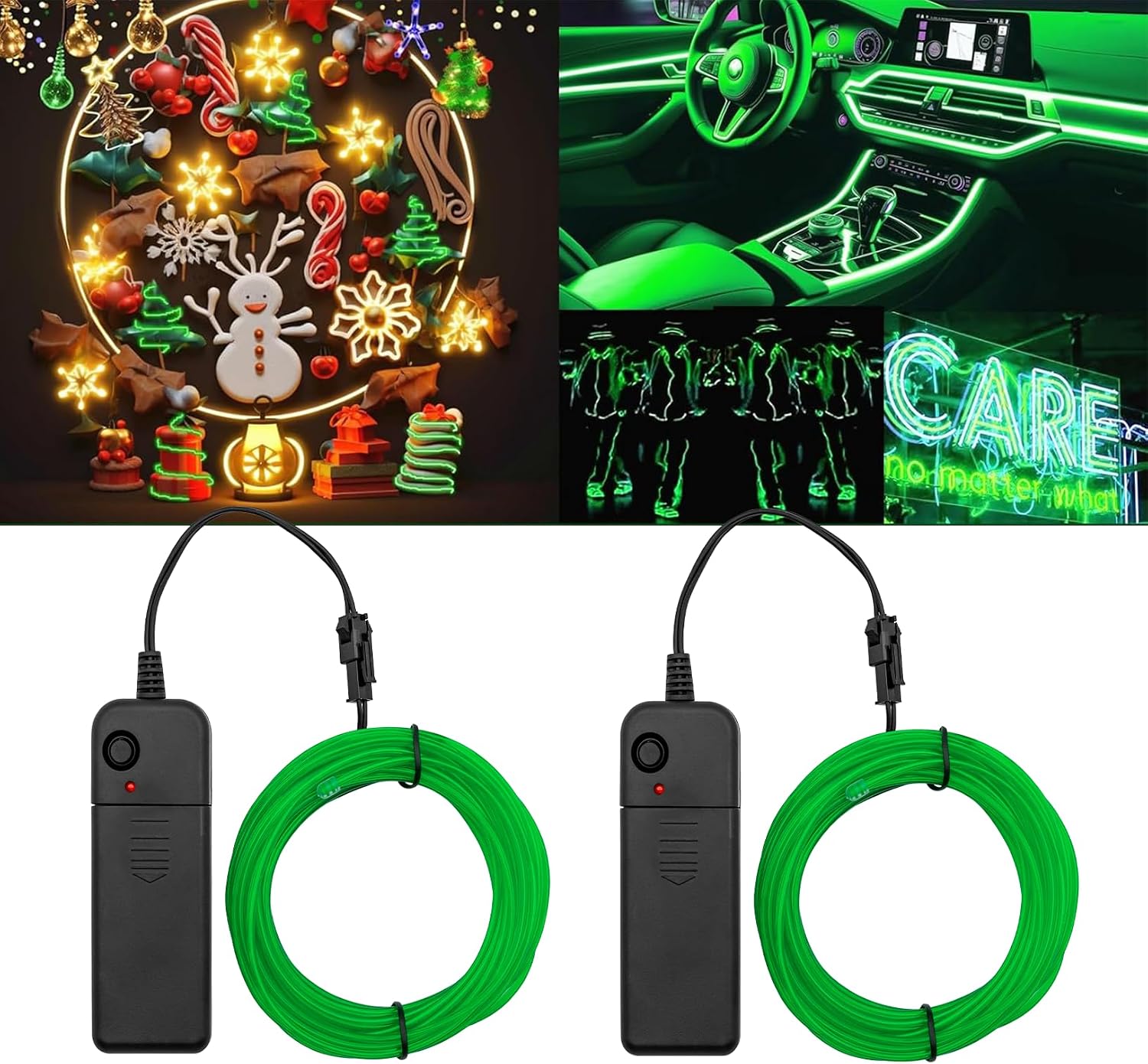 Certified Led el Wire Lights Battery — WeirdThingsToBuy weird find