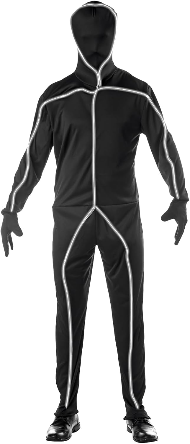 Certified Light up Stick Figure Costume — WeirdThingsToBuy weird find
