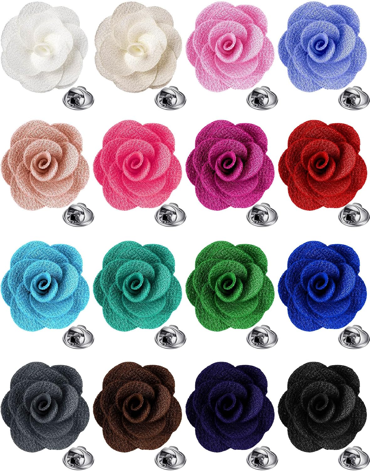 Certified Loetere 16 Lapel Flowers Men — WeirdThingsToBuy weird find