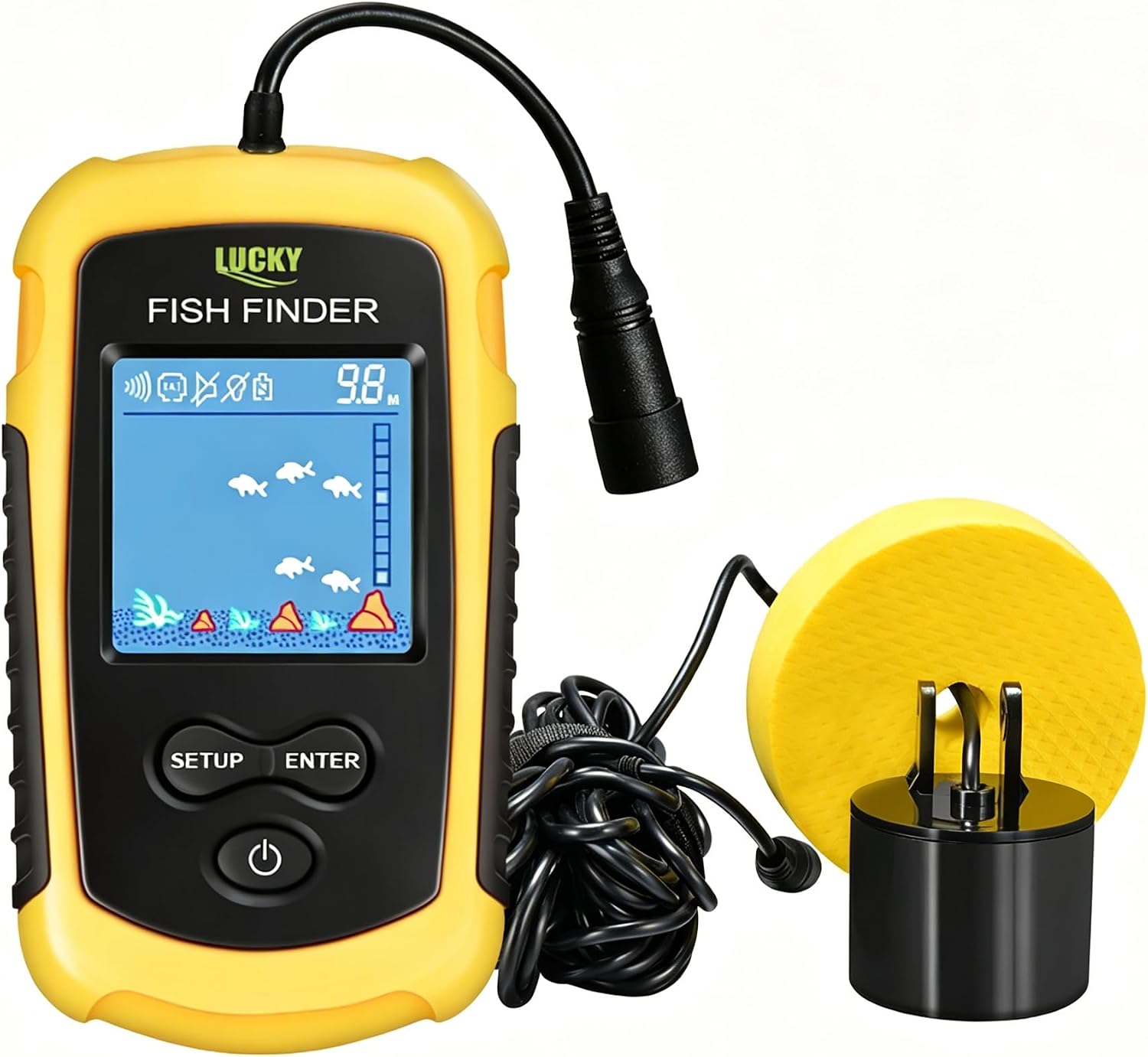 Certified Lucky Kayak Portable Fish Depth — WeirdThingsToBuy weird find