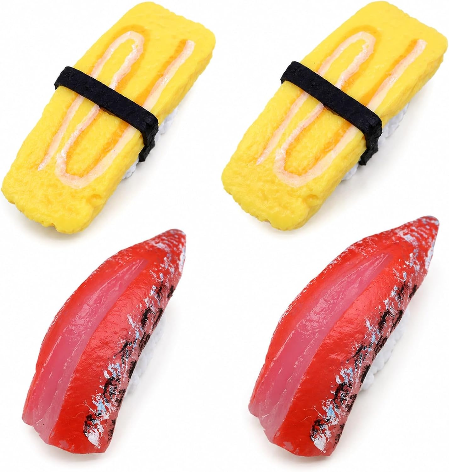 Certified Luozzy 4pcs Large Artificial Sushi — WeirdThingsToBuy weird find