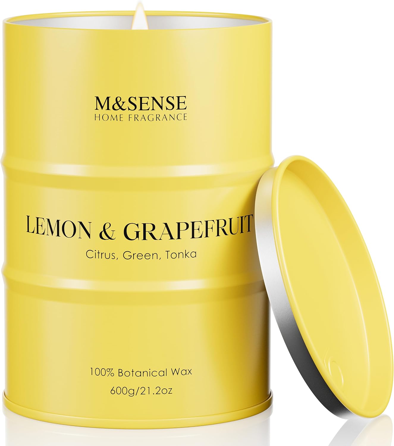 Certified m Sense Lemon Candle Large — WeirdThingsToBuy weird find
