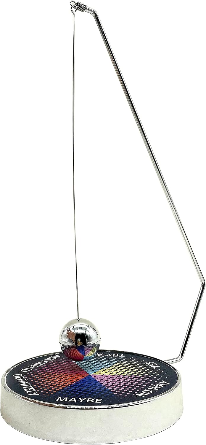 Certified Magnetic Decision Maker Swing Pendulum — WeirdThingsToBuy weird find