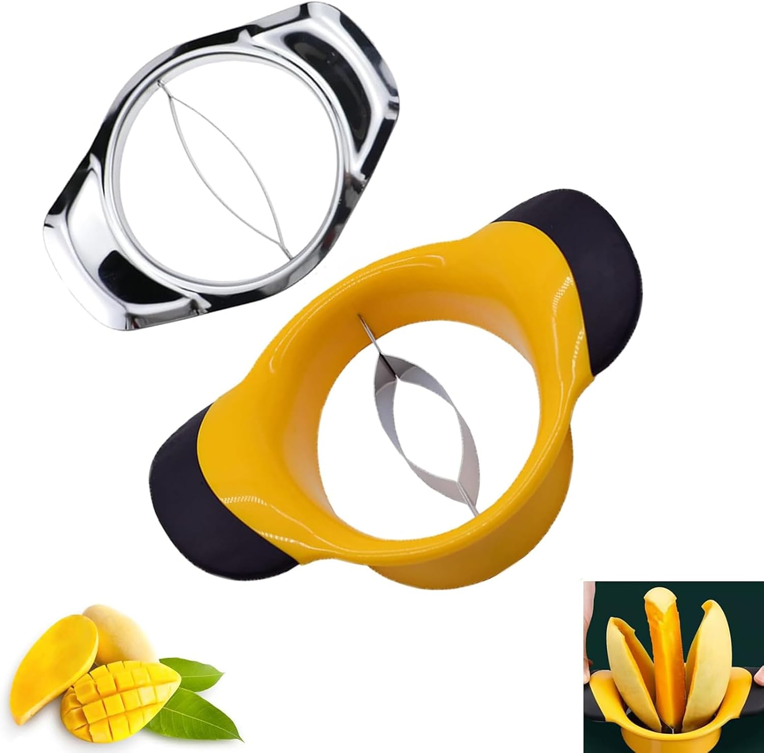 Certified Mango Slicer Fruit Tool Mangoes — WeirdThingsToBuy weird find