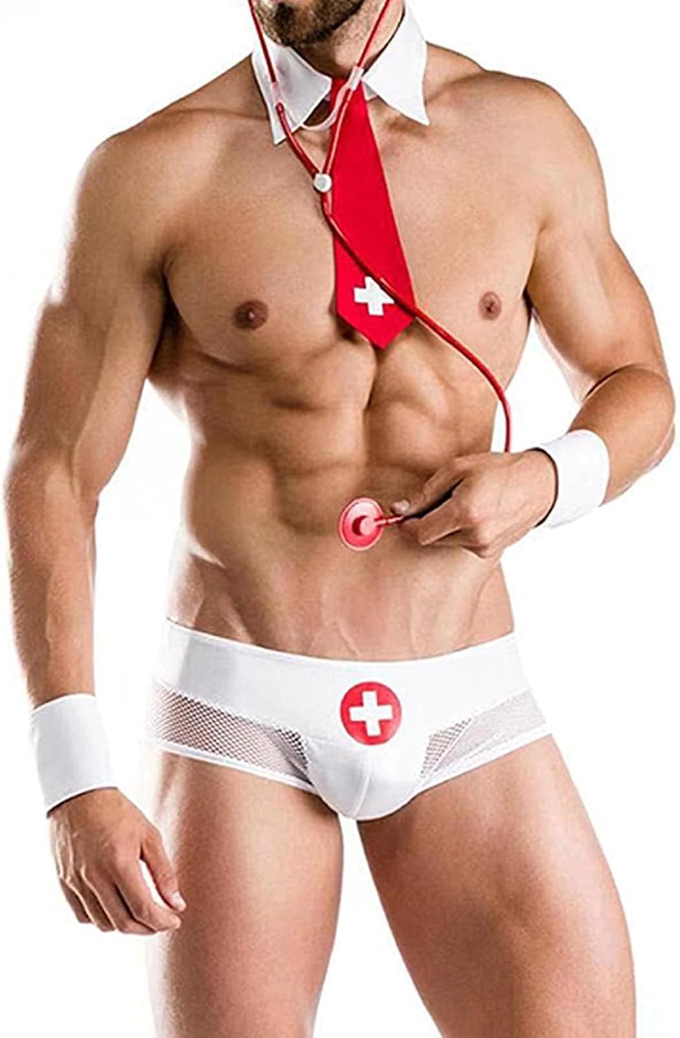 Certified Men's Doctor Nurse Costume Lingerie — WeirdThingsToBuy weird find