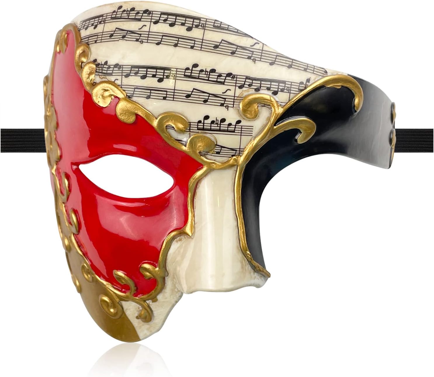 Certified Mens Masquerade Mask Phantom of — WeirdThingsToBuy weird find