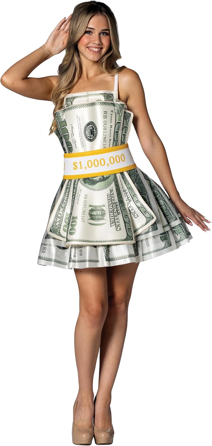 Certified Money Dress Halloween Costume Women — WeirdThingsToBuy weird find