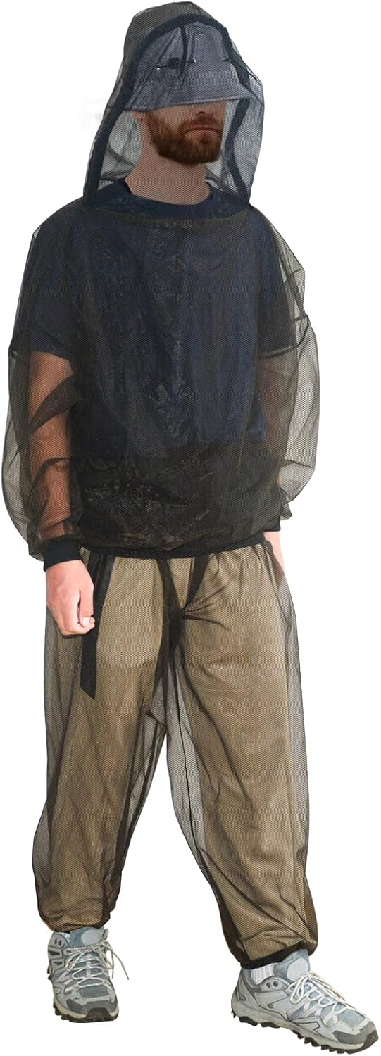 Certified Mosquito Suit Outdoor Protection From — WeirdThingsToBuy weird find