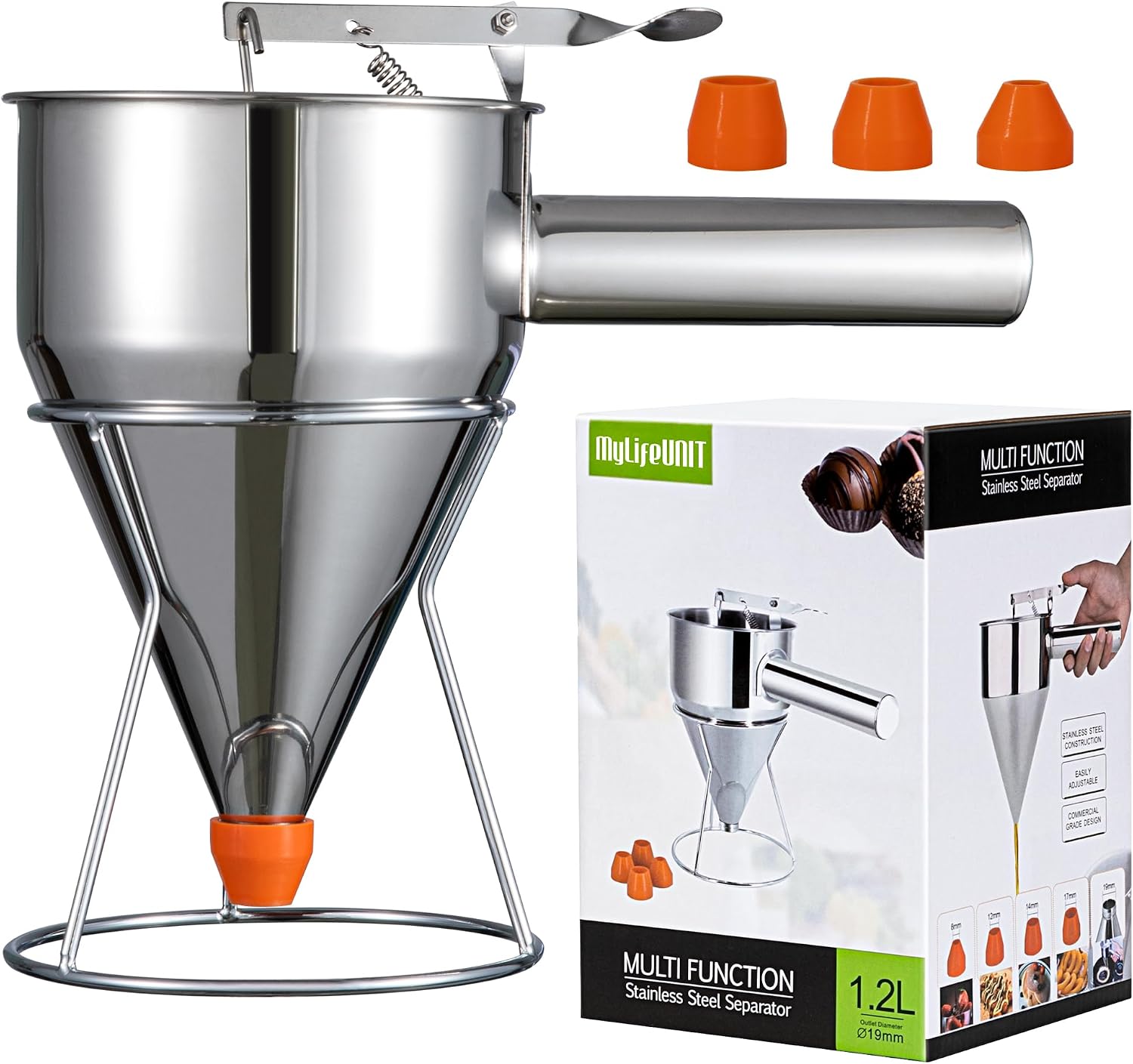 Certified Mylifeunit Pancake Batter Dispenser 40oz — WeirdThingsToBuy weird find