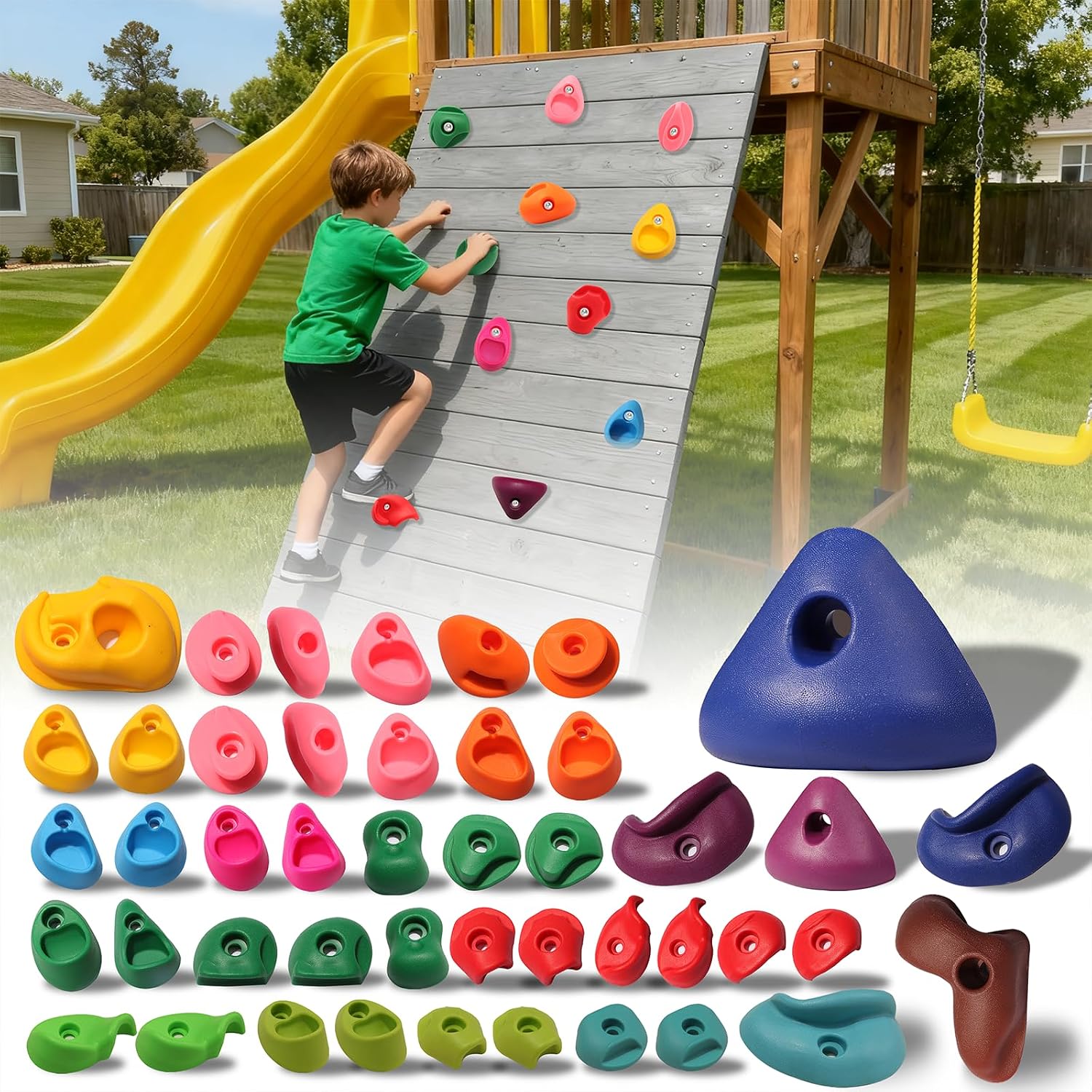 Certified Neatatou 45 Rock Climbing Holds — WeirdThingsToBuy weird find