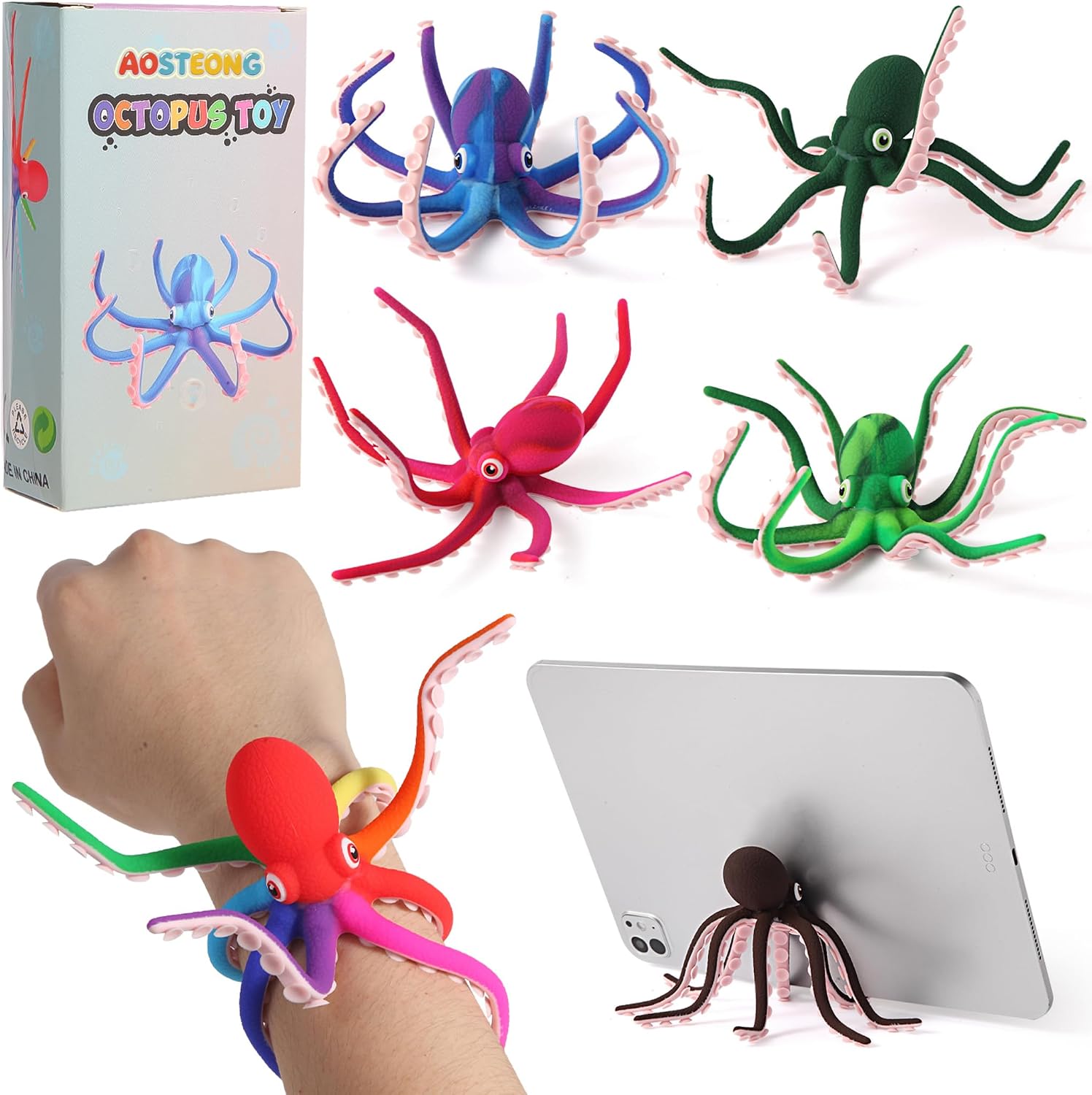 Certified Octopus Fidget Toy Suction Cups — WeirdThingsToBuy weird find