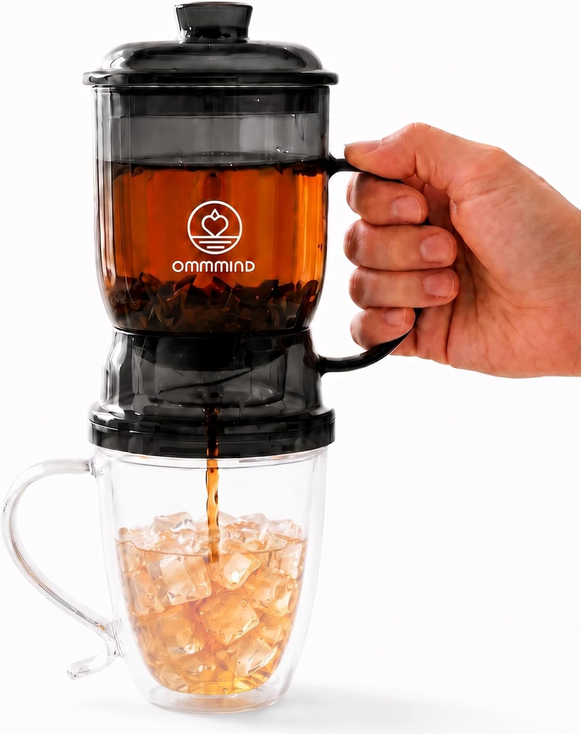 Certified Ommmind Glass Tea Infuser Easy — WeirdThingsToBuy weird find
