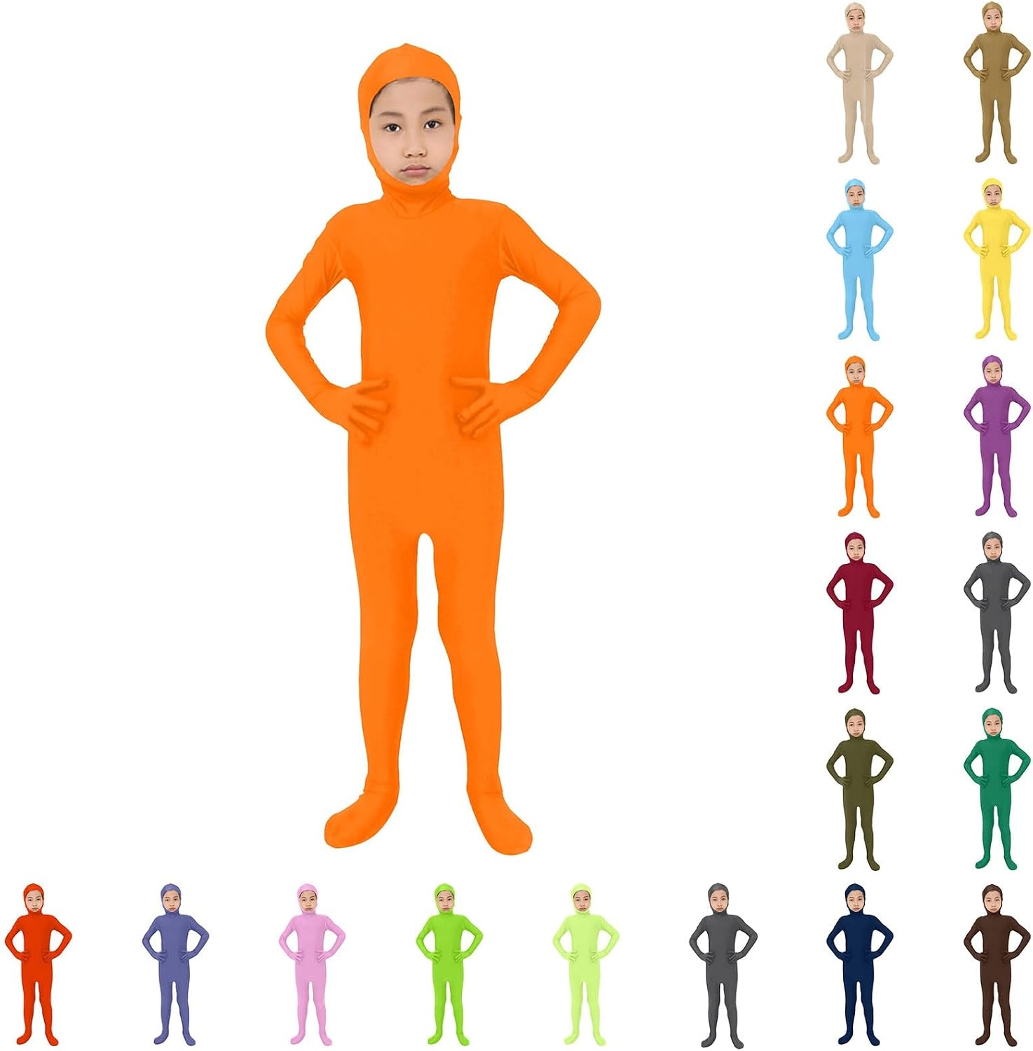 Certified Orange Bodysuit Kids Halloween Costumes — WeirdThingsToBuy weird find