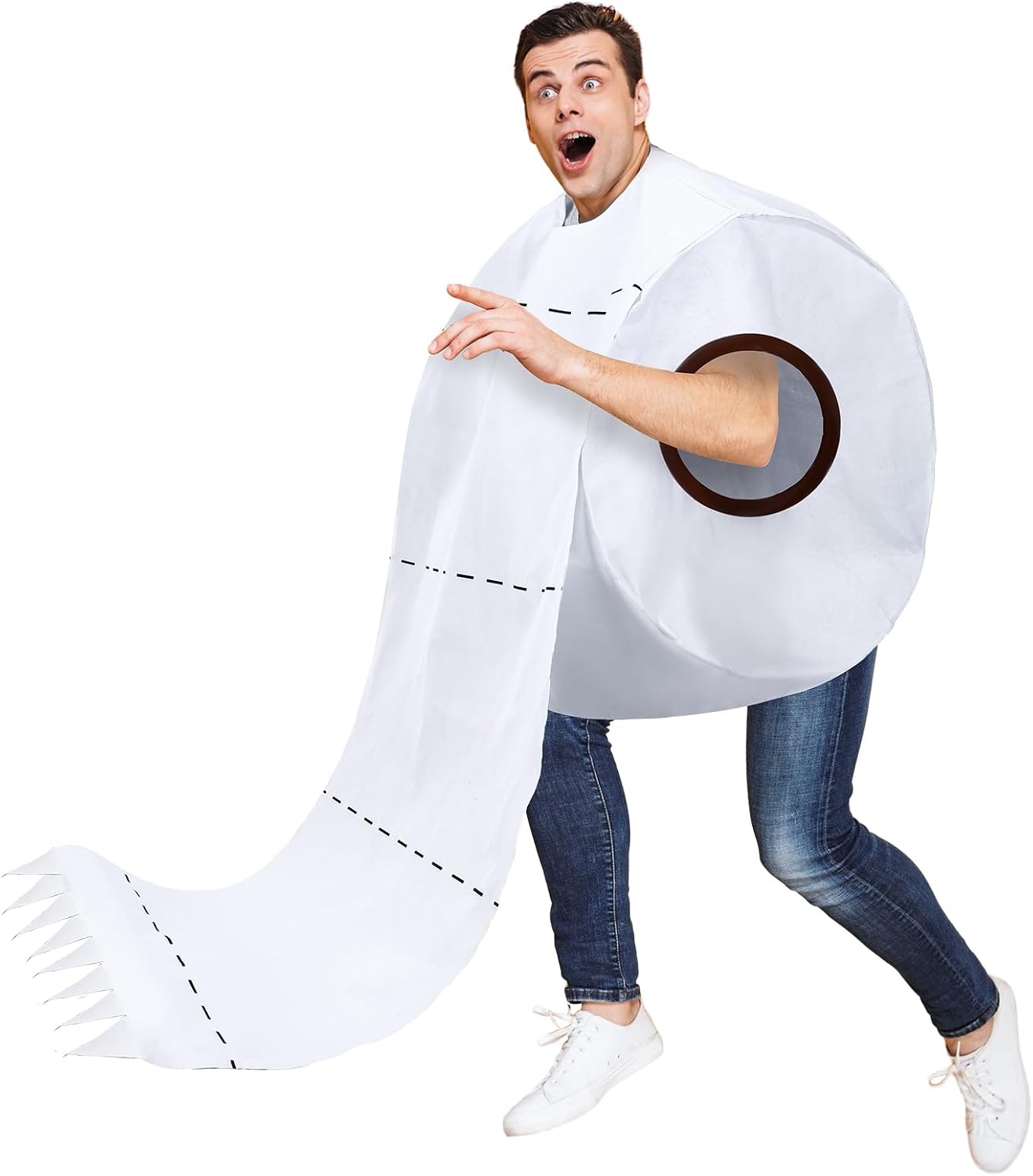 Certified Paper Roll Adult Halloween Costume — WeirdThingsToBuy weird find