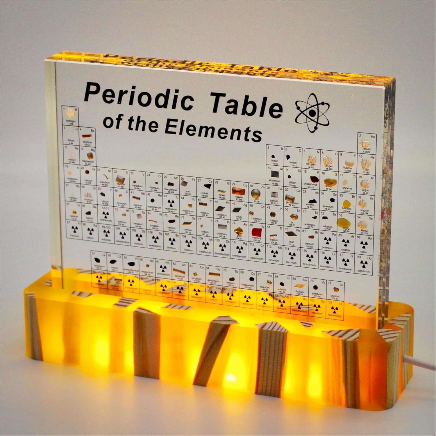 Certified Periodic Table Real Elements Inside — WeirdThingsToBuy weird find